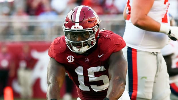 Denver Broncos NFL Draft Prospect Dallas Turner Alabama Crimson Tide